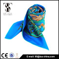 Wholesale customer design digital print twill silk scarf